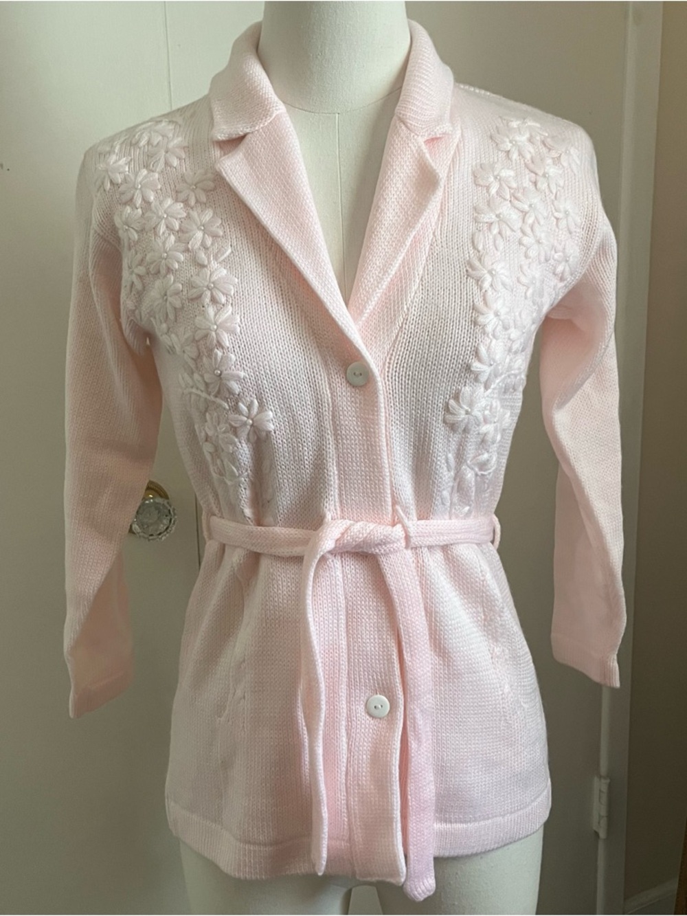 Handmade pink cardigan
